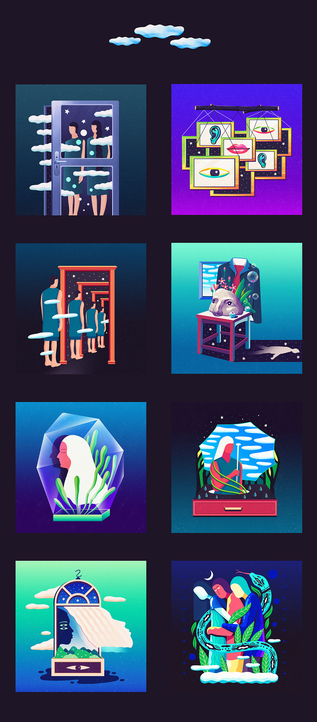 近期插画创作练习