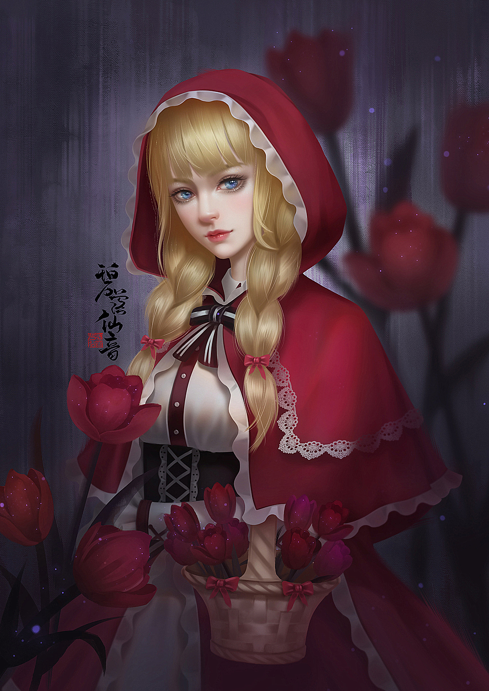 小红帽（图ZMTM1NzAyNDQ0） - 创作习作 - 站酷设计师碧落仙音原创素材 - 站酷ZCOOL