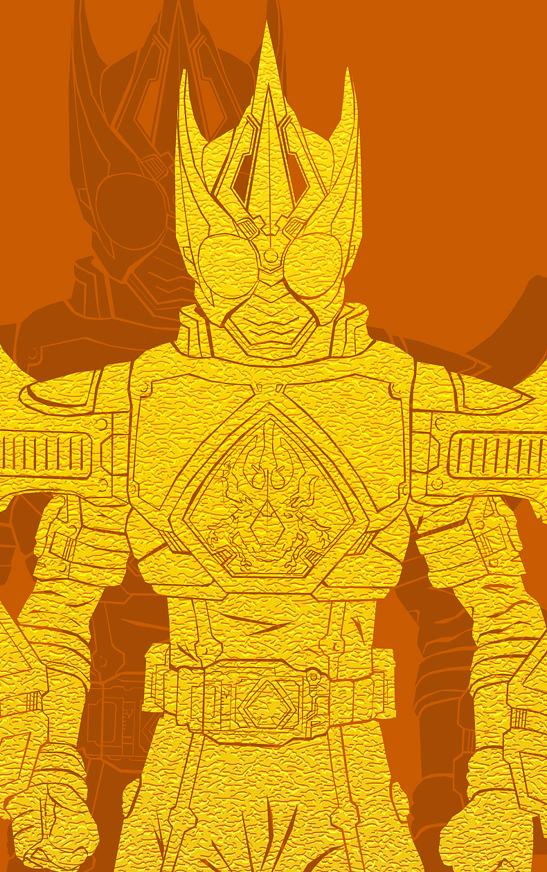 假面骑士剑剪影壁纸