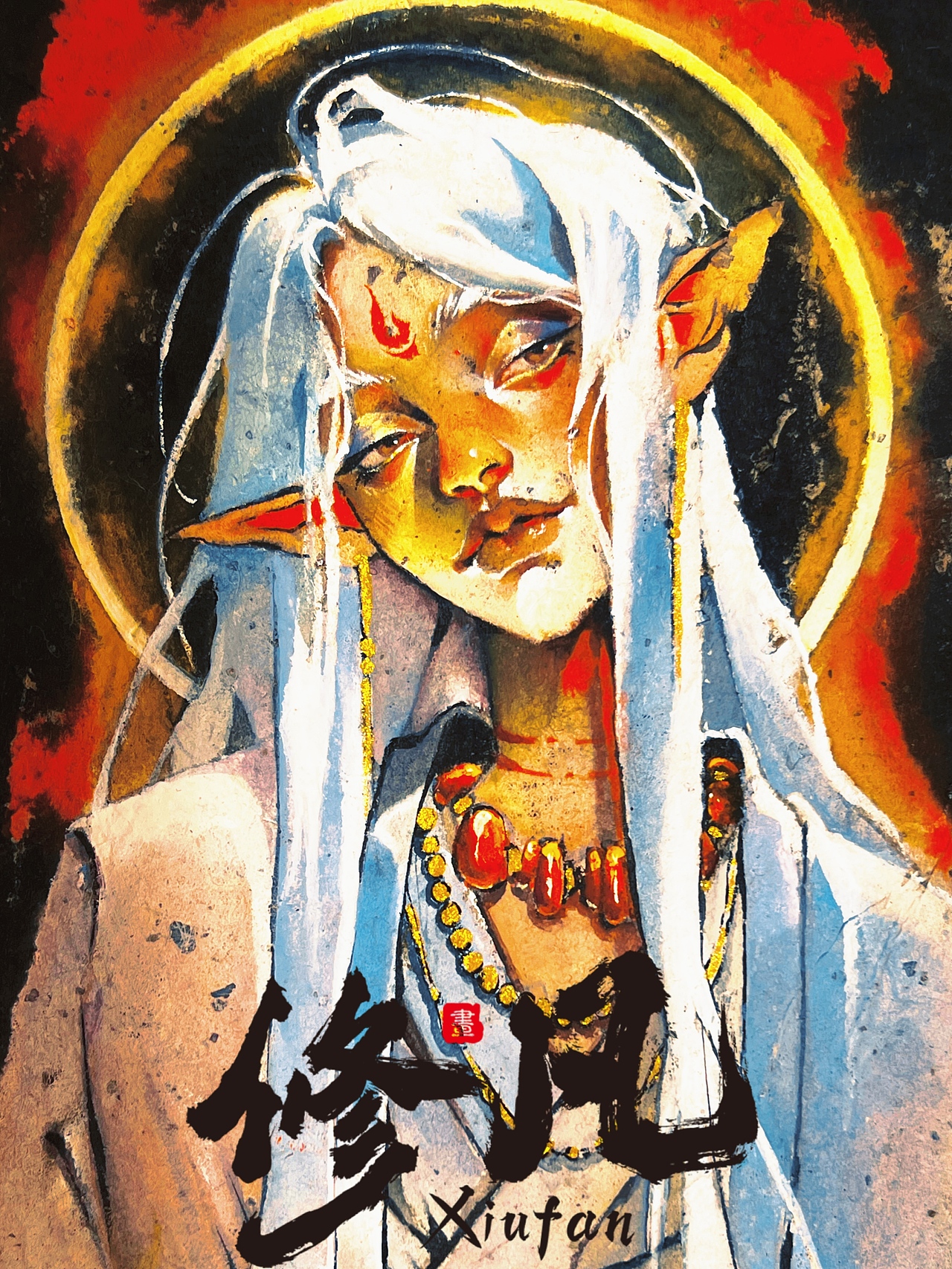 永不过时的中国红（图ZMzcxODM5NjI4） - 艺术插画 - 站酷设计师修凡XIUFAN原创素材 - 站酷ZCOOL