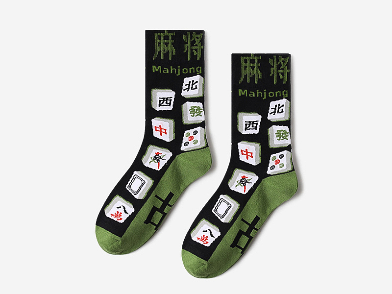 麻将袜子设计