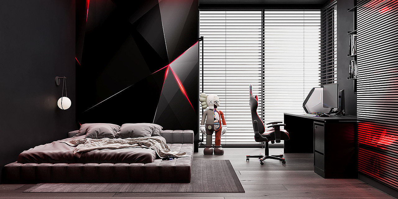 450㎡高级黑色系公寓 太高级了吧！