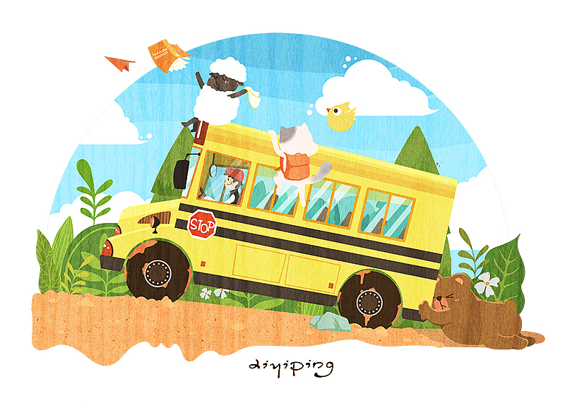 [ 童 ] 献给每个人（图ZMzM3ODYwNjQ=） - 商业插画 - 站酷设计师WANANNN原创素材 - 站酷ZCOOL