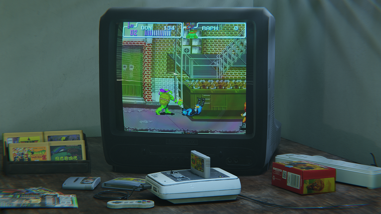 Super Nintendo 超级任天堂 - Blender渲染（图ZMjgwMjE3ODQw） - 产品 - 站酷设计师猫王阿祖原创素材 - 站酷ZCOOL