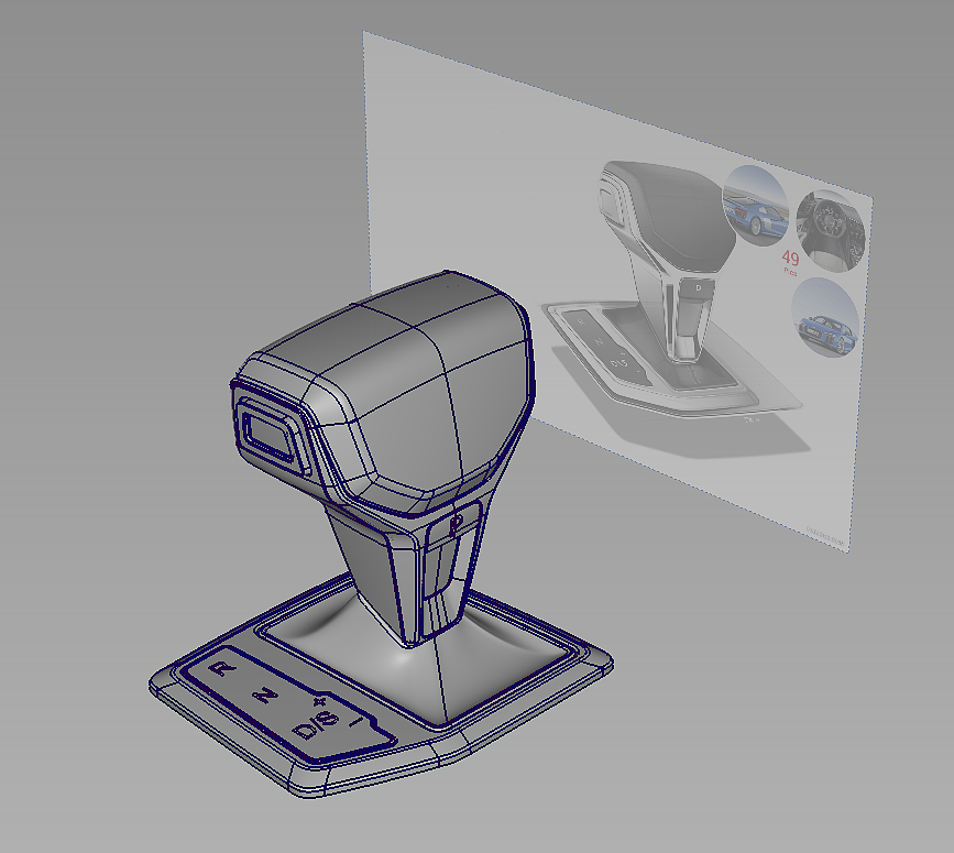 Nurbs建模 | gearshifter knob 第3弹