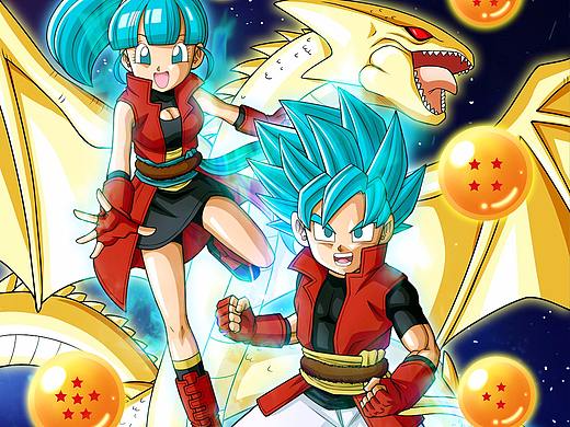 龙珠英雄8周年贺图