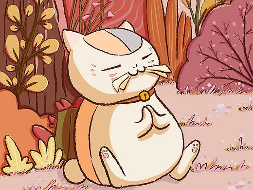 同人插画-二十四节气图-秋