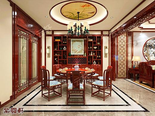 赤峰市别墅中式装修