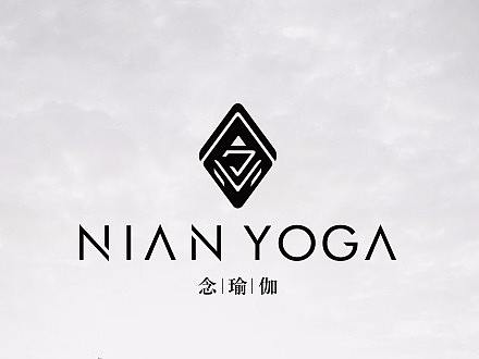 念·瑜伽 logo设计