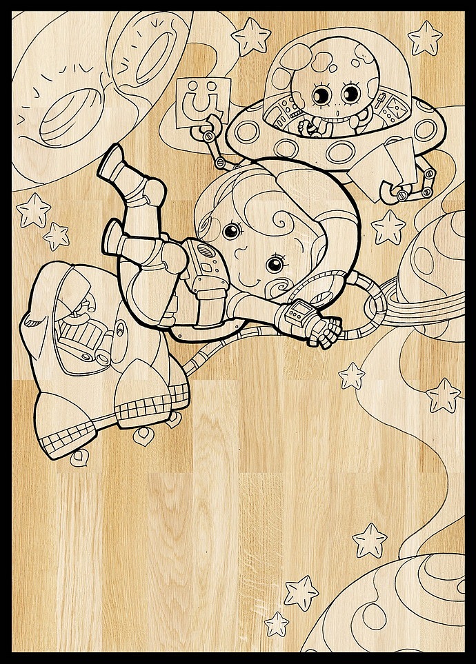 一些儿童书的封面草图