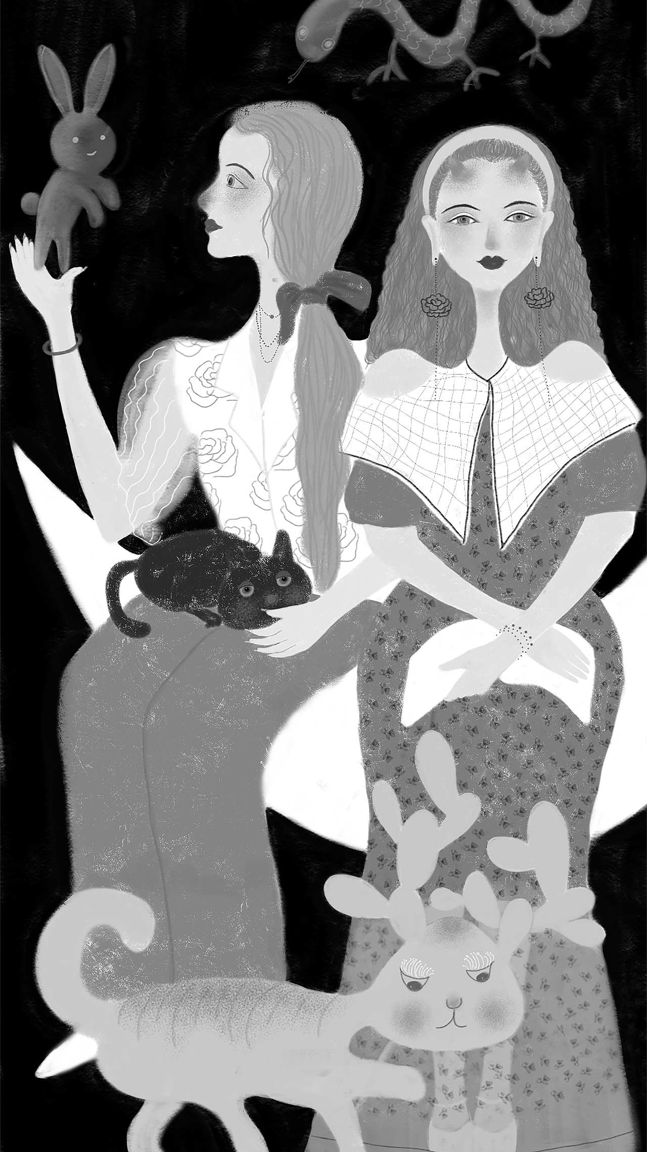 《白月光》（圖ZMjY0OTEwMzE2） - 海報 - 站酷設(shè)計師呂子子子原創(chuàng)素材 - 站酷ZCOOL