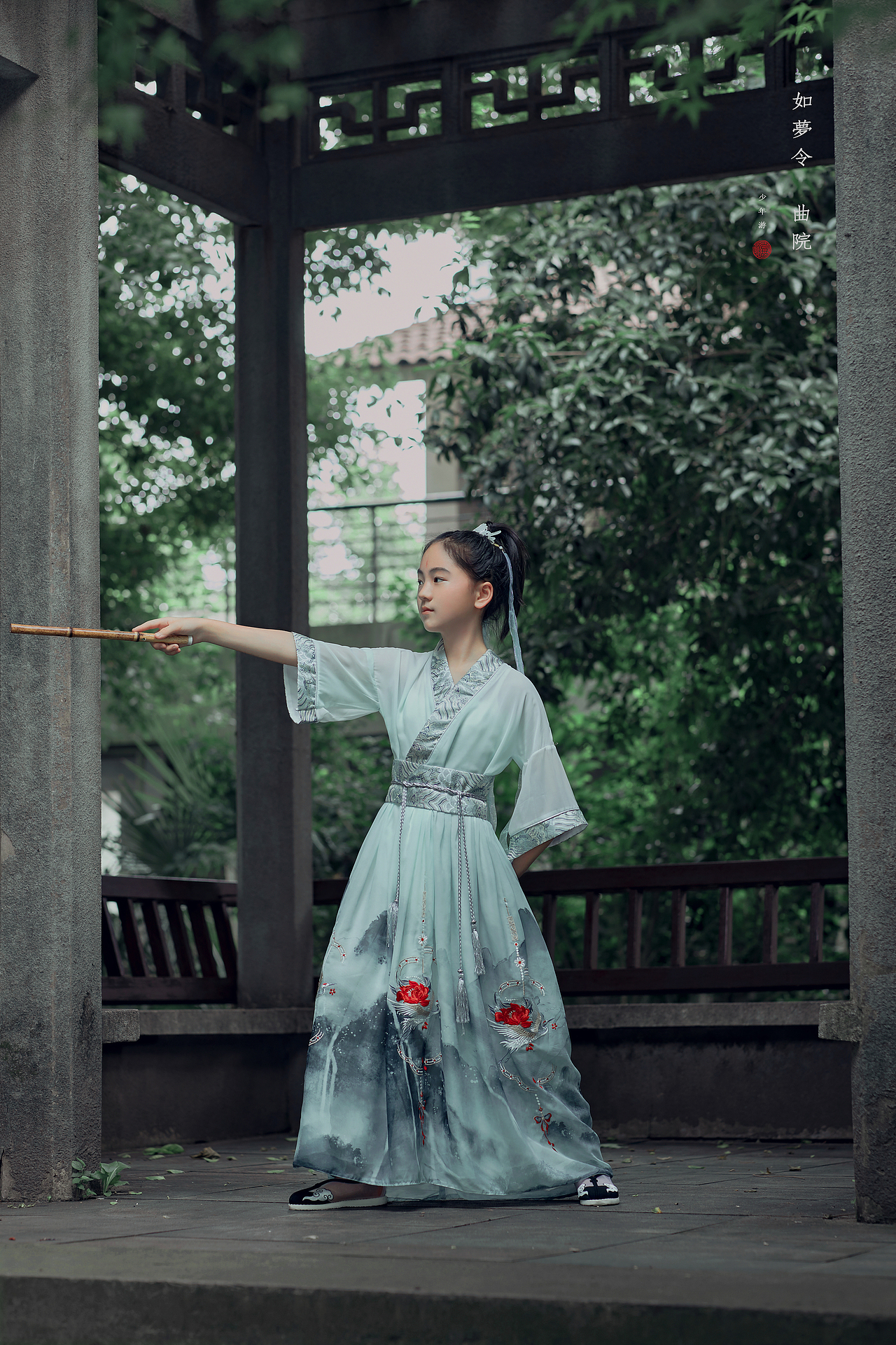 女侠风汉服拍摄