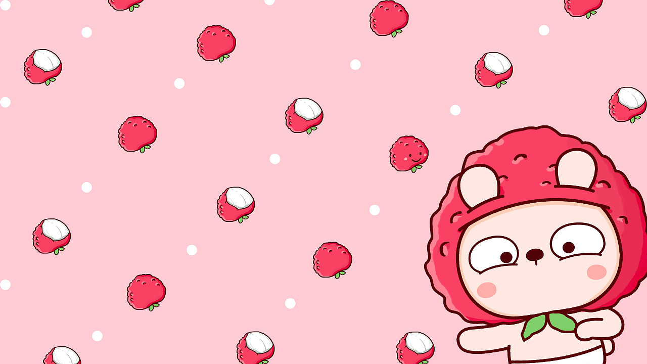 冷兔baby——水果壁纸2|插画|商业插画|冷兔同学 - 原创作品 - 站酷