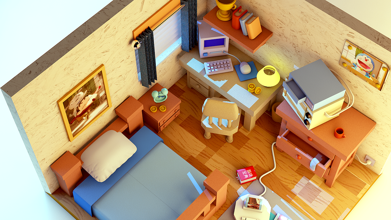 C4D建模练习（图ZMTI3ODY0NTky） - 场景 - 站酷设计师小奇怪原创素材 - 站酷ZCOOL