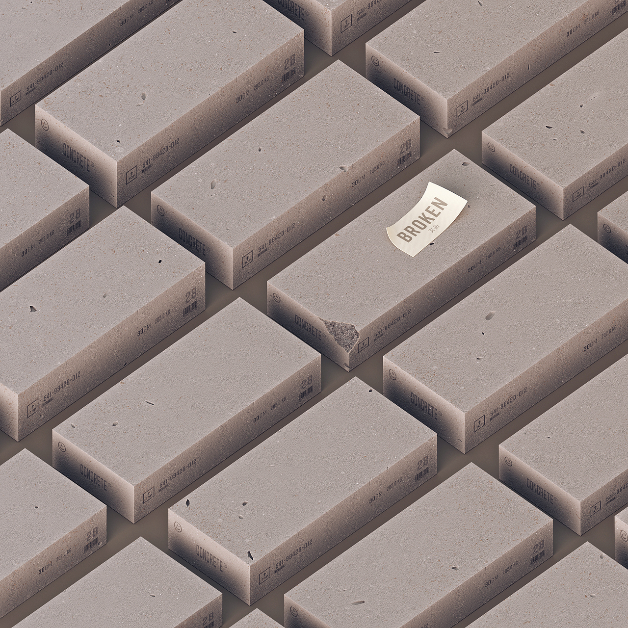 CONCRETE & PAPER（图ZMjM0NTc1ODYw） - 其他三维 - 站酷设计师JKingDesign原创素材 - 站酷ZCOOL