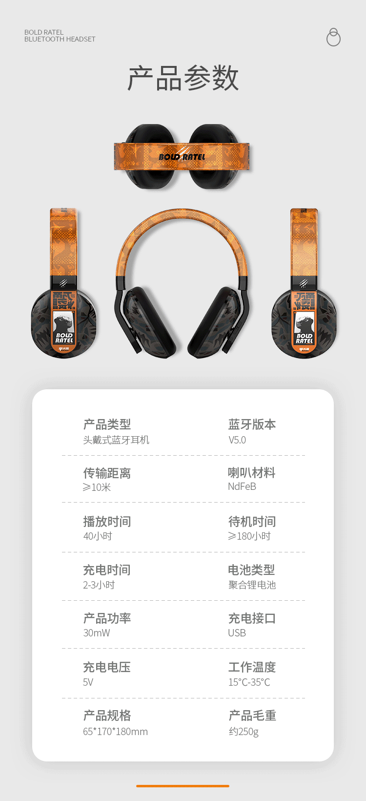 平头哥耳机众筹详情（图ZMjYxODEwMjUy） - 其他平面 - 站酷设计师MAmY原创素材 - 站酷ZCOOL