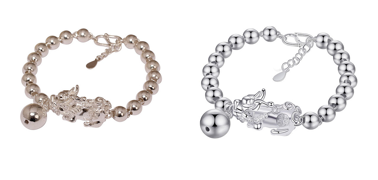 白底手镯首饰珠宝