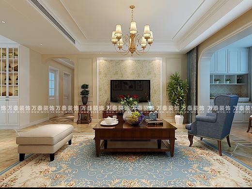 昆仑御装修|昆仑御165平美式装修设计