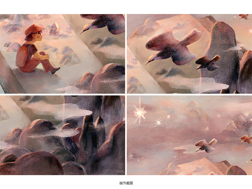 “小女孩”系列创意绘画 - “重返新世界”(一)