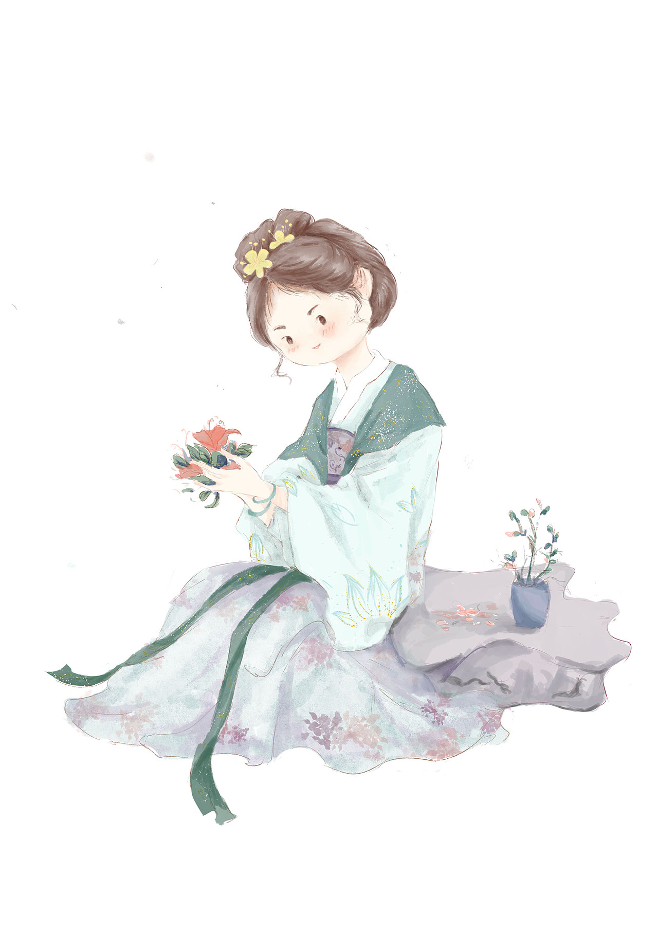 古风原创日常q版小人