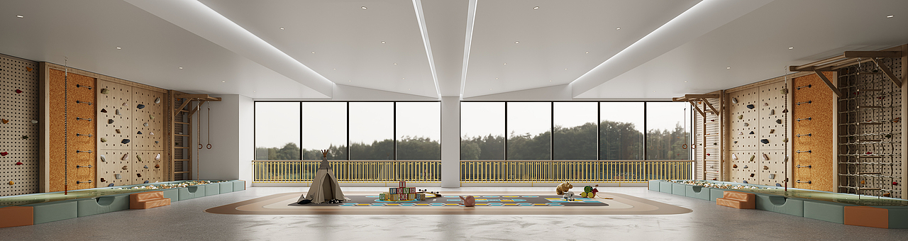 幼儿园效果图表现（图ZMzQ4ODI1OTg0） - 商业空间设计 - 站酷设计师暹罗视觉设计原创素材 - 站酷ZCOOL