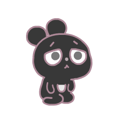 小黑了了表情包GIF