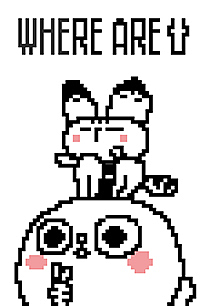 《WHERE ARE U》（《你在哪》）系列插图-猫兔的爱情（图ZMTc5ODg5NTcy） - 绘本 - 站酷设计师漫画猫朱新南原创素材 - 站酷ZCOOL