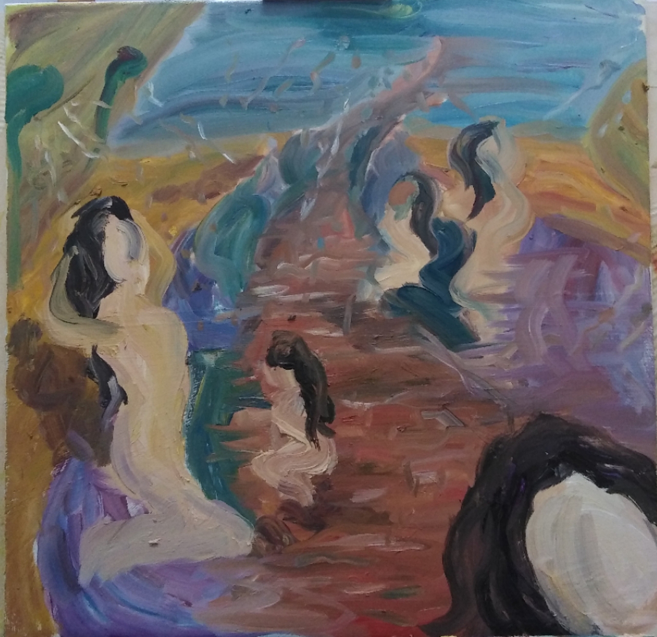 洗澡的女人（图ZMjc5MDg1MTc2） - 绘画 - 站酷设计师Z80262452原创素材 - 站酷ZCOOL