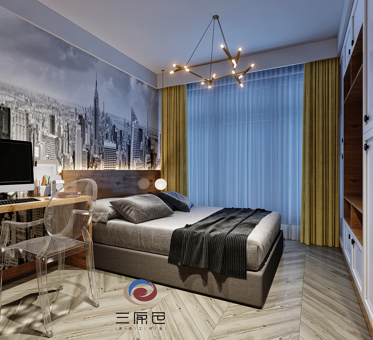 三原色工作室2017年部分表现作品！（图ZMTAzNjc4MjAw） - 家装设计 - 站酷设计师YI念间原创素材 - 站酷ZCOOL