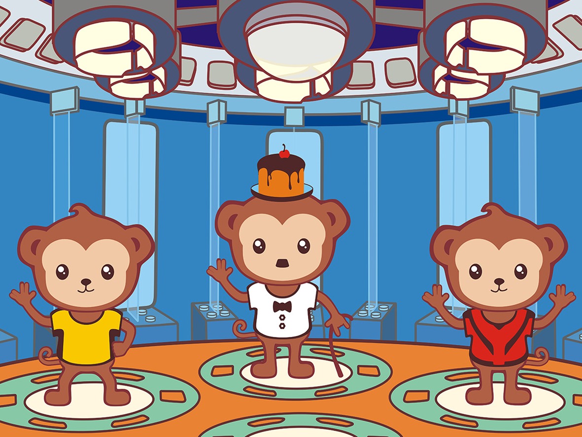 儿童插画-淘气的小猴子|插画|儿童插画|ZZQ大桥 - 原创作品 - 站酷 (ZCOOL)