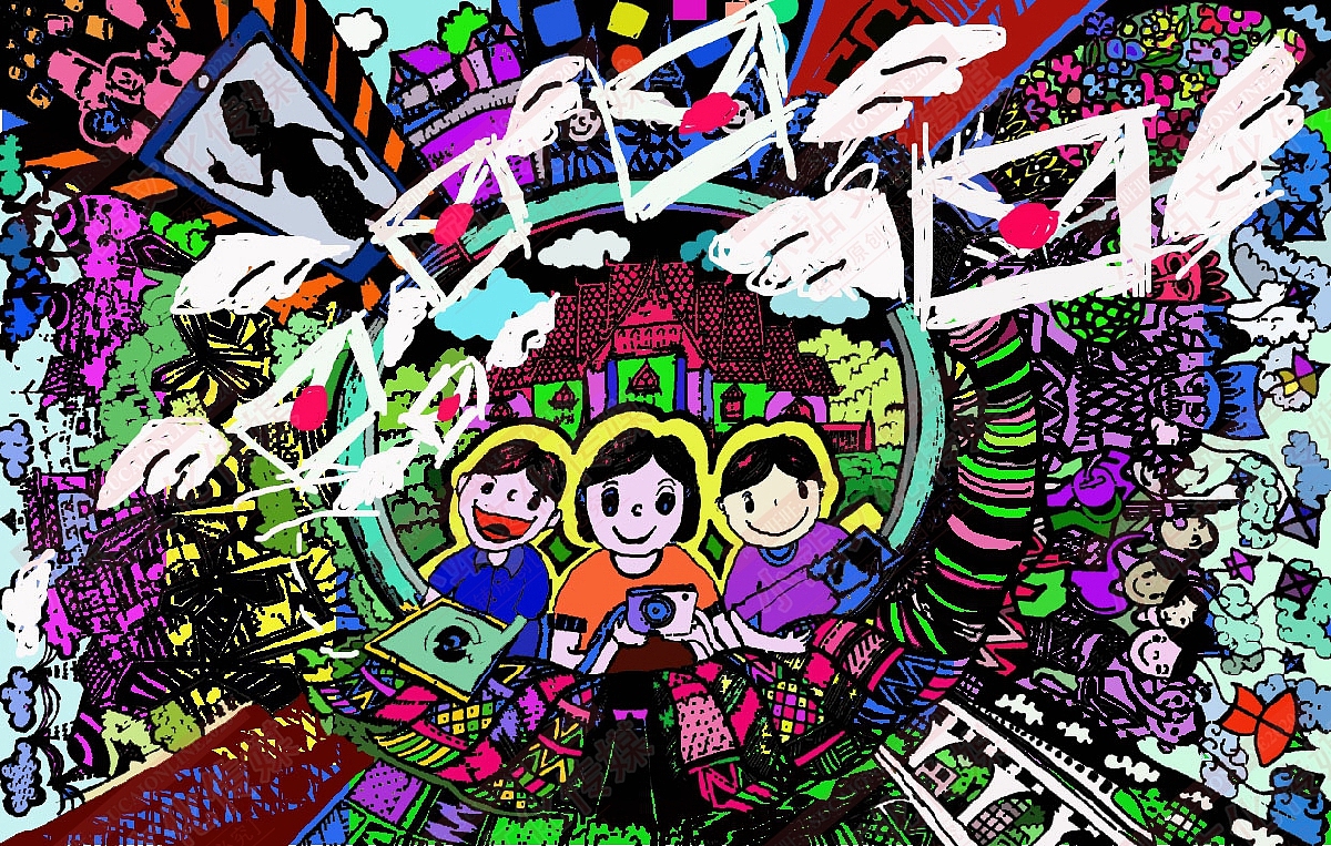 和教育电脑绘画（图ZMjM1OTMzNjI0） - 艺术插画 - 站酷设计师sucaionline原创素材 - 站酷ZCOOL