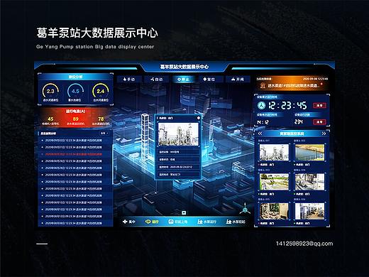 葛羊泵站大数据界面