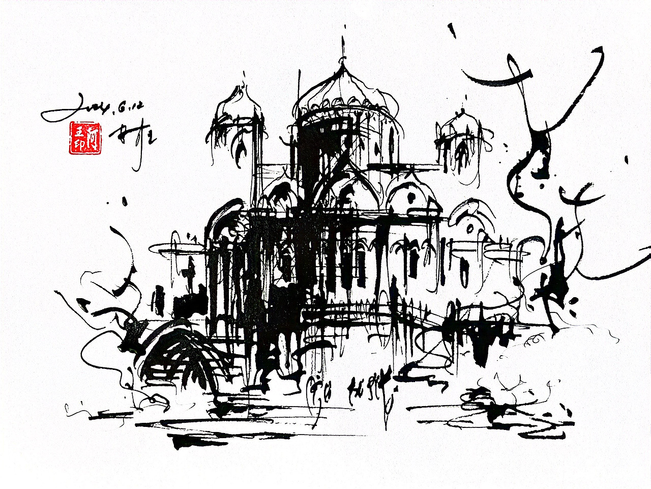 手绘（图ZMzcwODEyNDQ0） - 绘画 - 站酷设计师阿王手绘原创素材 - 站酷ZCOOL