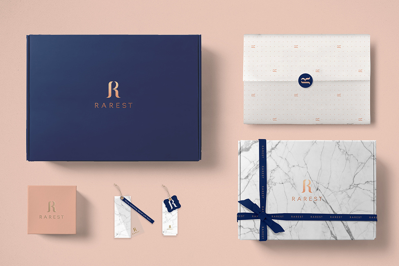 rarest女装电商包装