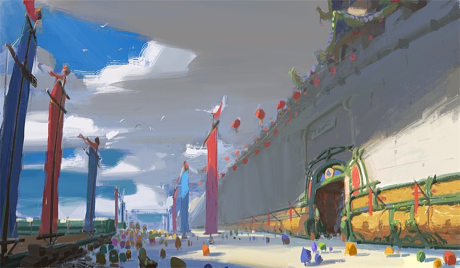 《美食大冒险之英雄烩》同名大电影的艺术设定集