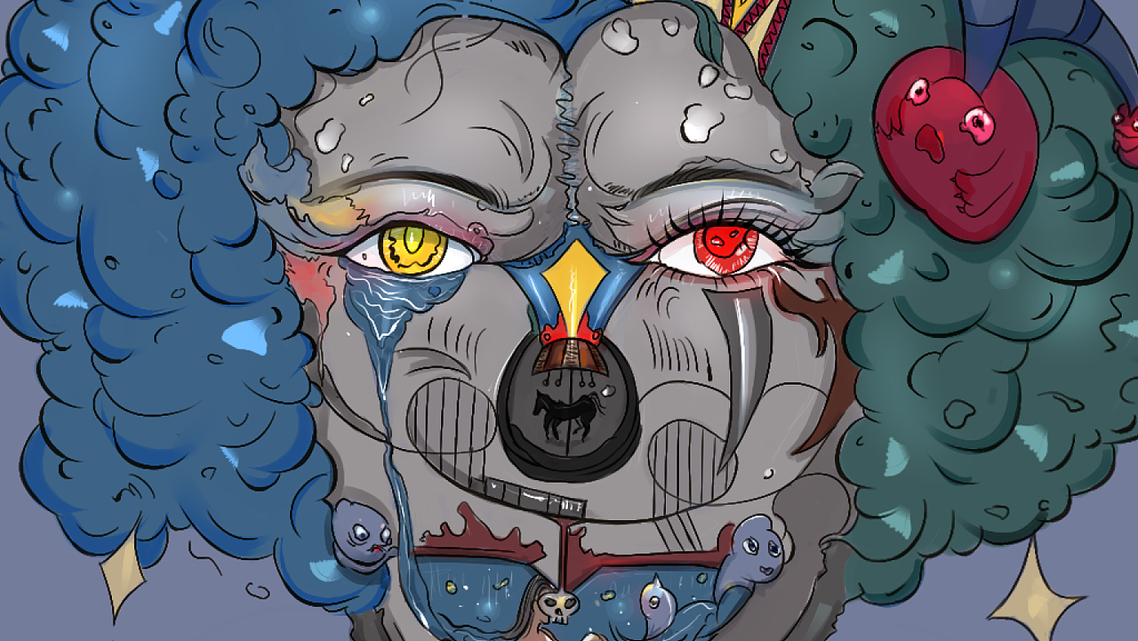 一个人的游乐园（图ZMjE3NTM2NDQ0） - 艺术插画 - 站酷设计师KUOKI_JH原创素材 - 站酷ZCOOL