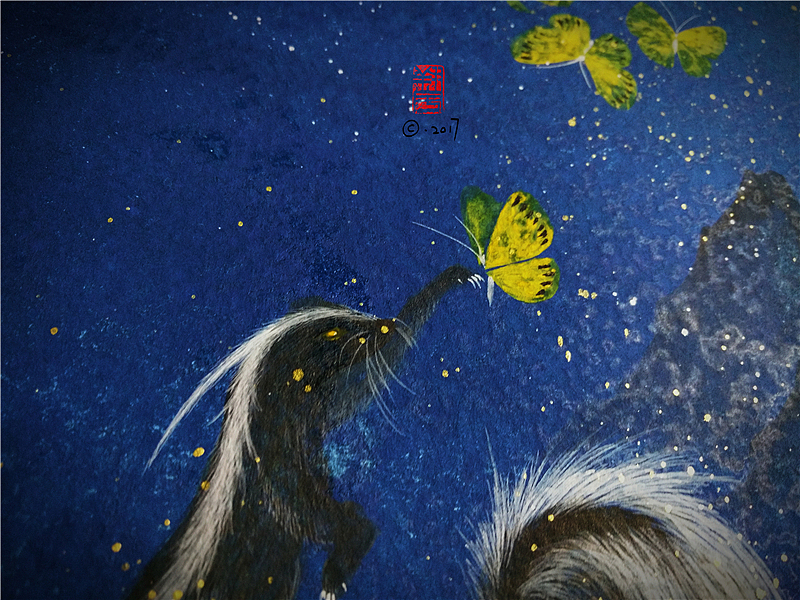 【縛海集—竄天猴—紋鼬—赤蛟】—附過程——翔魚（图ZODQxNjE3OTI=） - 绘画 - 站酷设计师翔魚原创素材 - 站酷ZCOOL