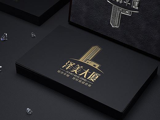 地产项目泽美大厦logo视觉设计提案方案