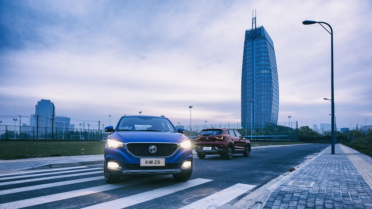 汽车——名爵ZS 车队（图ZODY3MjAwNjQ=） - 产品摄影 - 站酷设计师糊叔原创素材 - 站酷ZCOOL