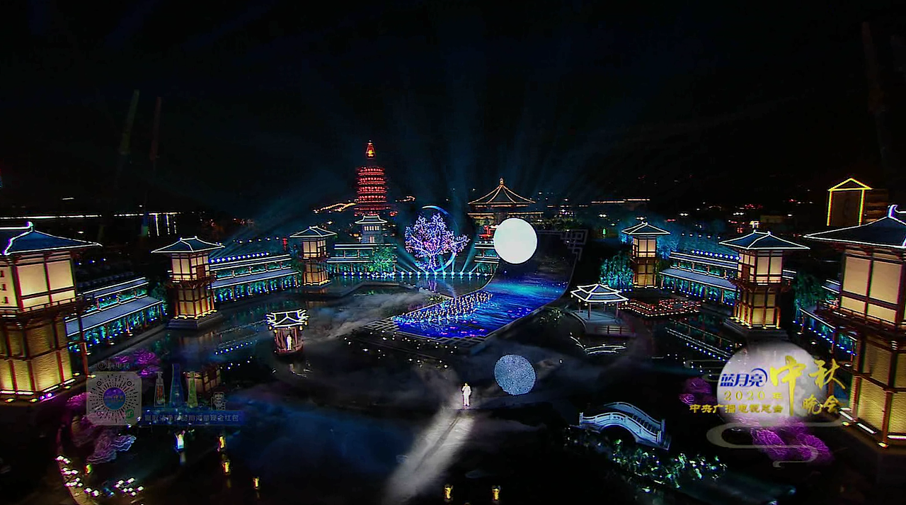 2020央视中秋晚会虚拟视频技术制作展示
