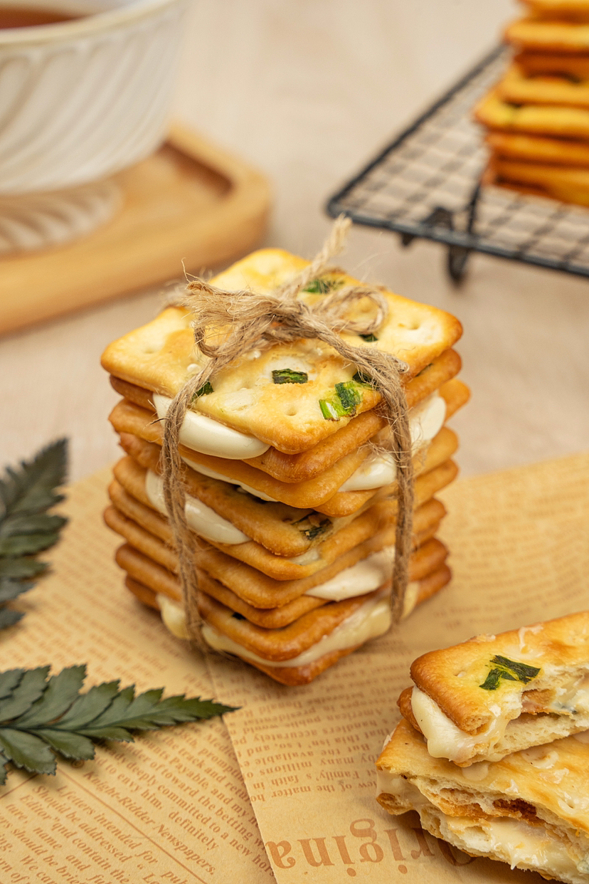 香葱牛扎饼 |美食摄影 |零食拍摄