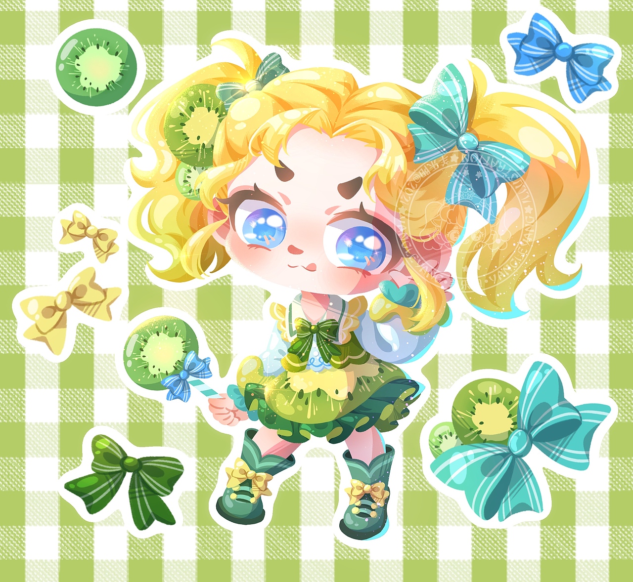 水果拟人系列插画｜Q版