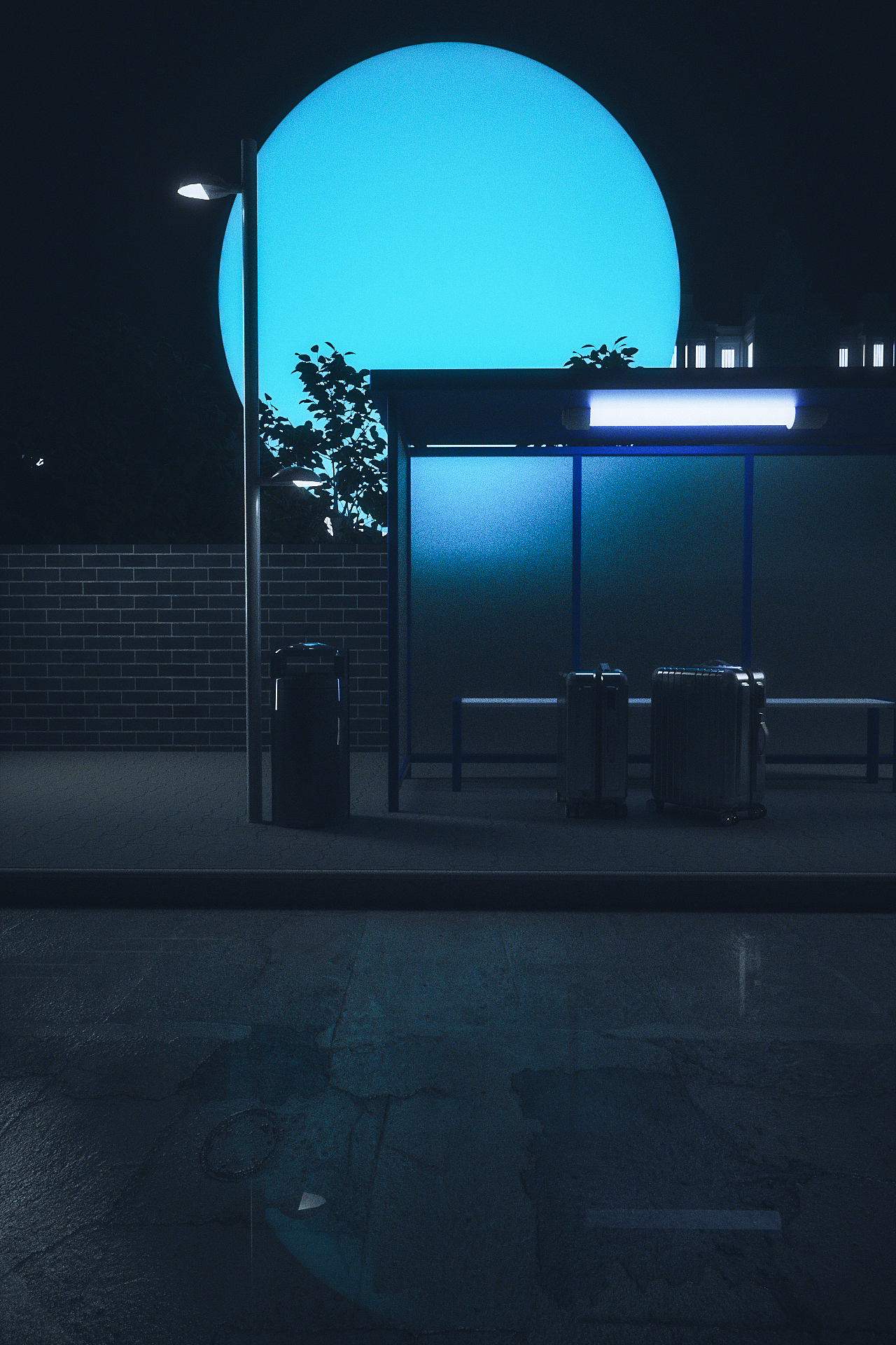 车站|三维|场景|lendey_原创作品-站酷zcool