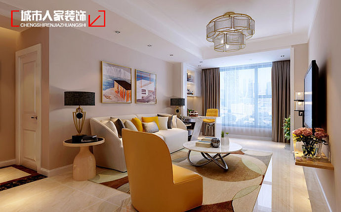 淄博城市人家| 明发世贸112平现代简约装饰装修设计图