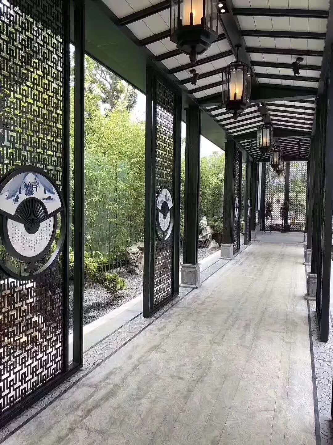 室外不锈钢屏风 不锈钢新中式屏风 不锈钢屏风加工定制