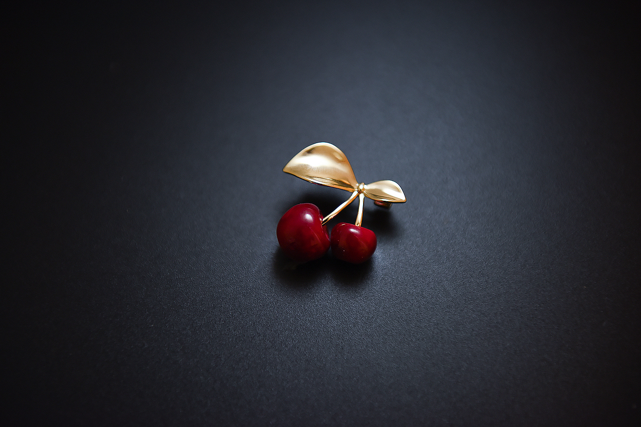 饰品拍摄(黑底)自然光下拍摄