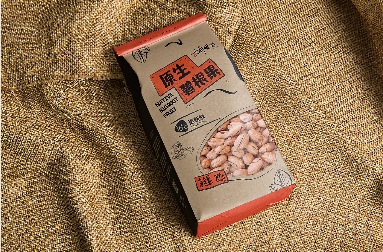 七月唯谷坚果类品牌全案设计