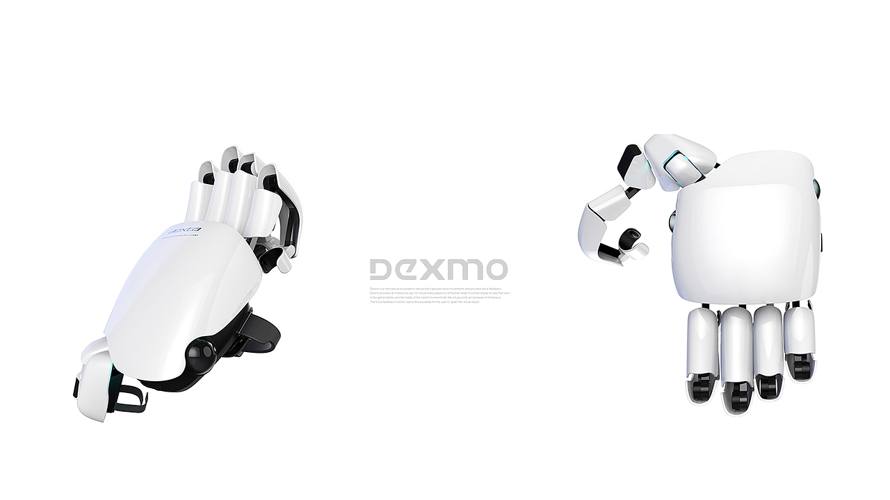 佳简几何设计 XIVO DEISGN | Dexmo 机械手（图ZMTY5NzI5MzEy） - 电子产品 - 站酷设计师佳简几何工业设计原创素材 - 站酷ZCOOL