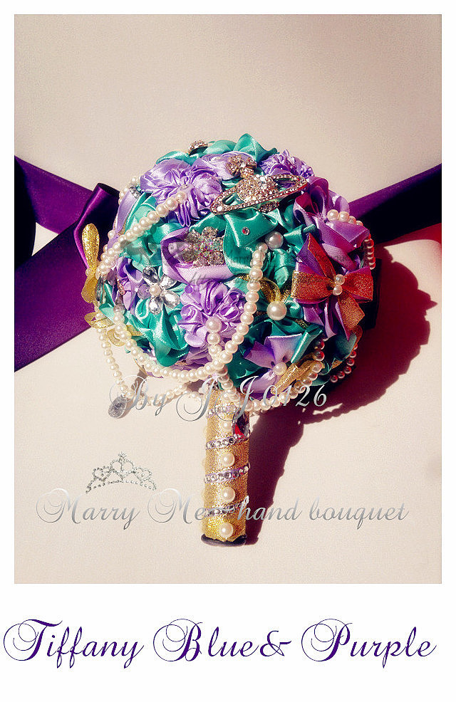 马卡龙色系列手捧花