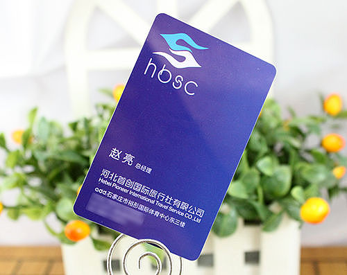 透明pvc名片案例赏析